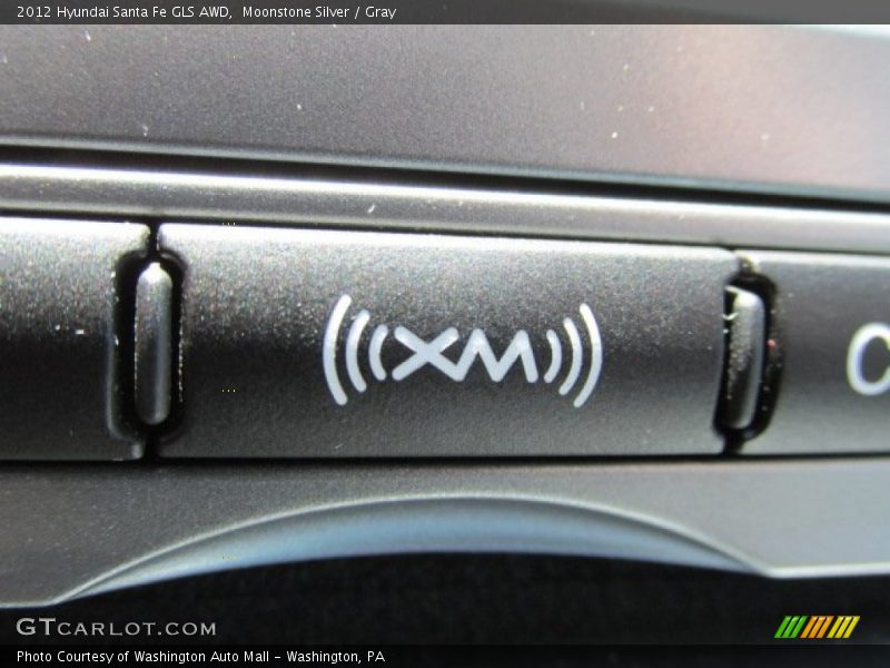 Moonstone Silver / Gray 2012 Hyundai Santa Fe GLS AWD