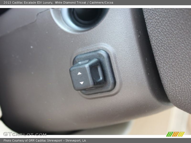 White Diamond Tricoat / Cashmere/Cocoa 2013 Cadillac Escalade ESV Luxury