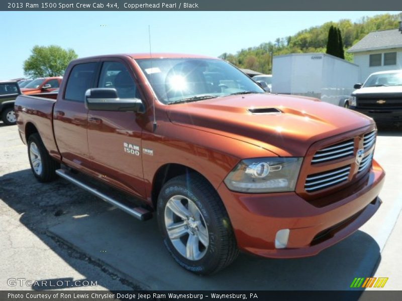 Copperhead Pearl / Black 2013 Ram 1500 Sport Crew Cab 4x4