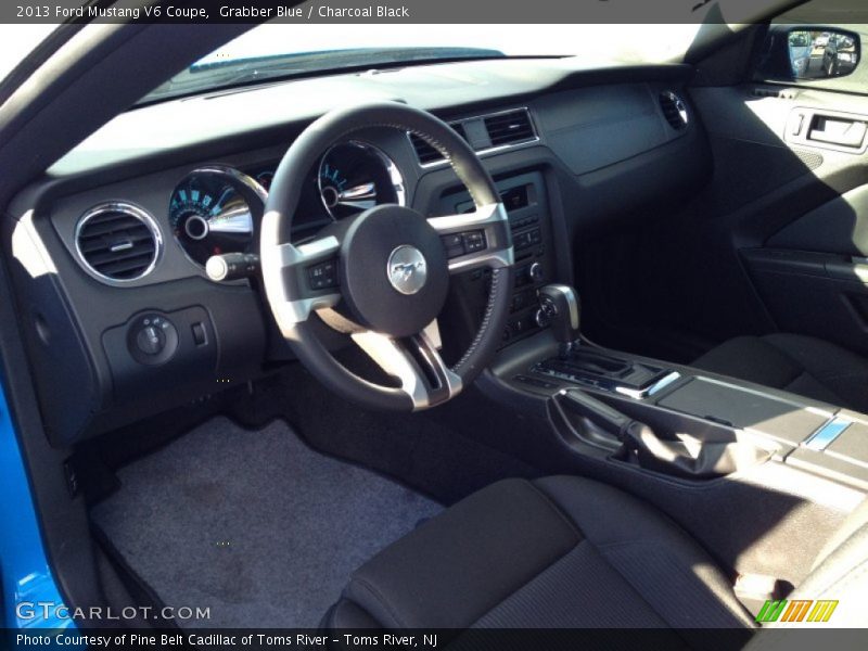 Charcoal Black Interior - 2013 Mustang V6 Coupe 