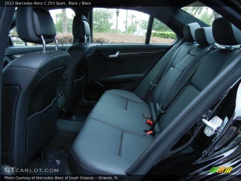 Black / Black 2013 Mercedes-Benz C 250 Sport