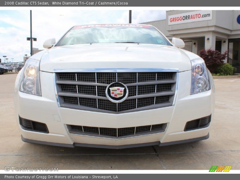 White Diamond Tri-Coat / Cashmere/Cocoa 2008 Cadillac CTS Sedan