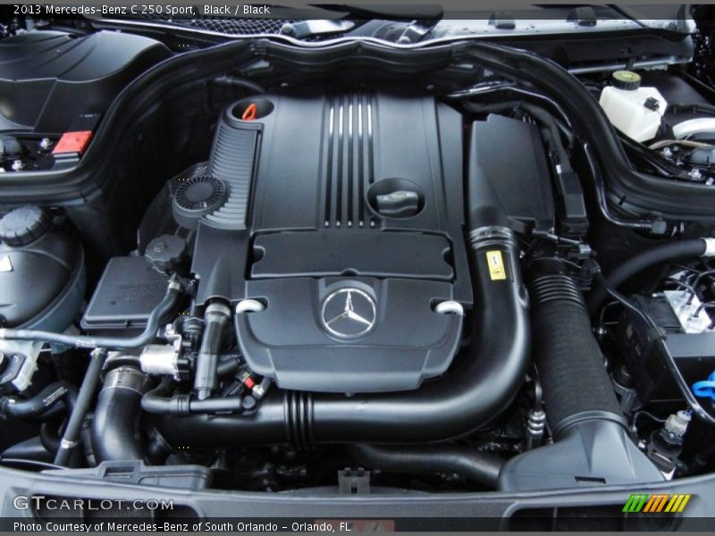 Black / Black 2013 Mercedes-Benz C 250 Sport