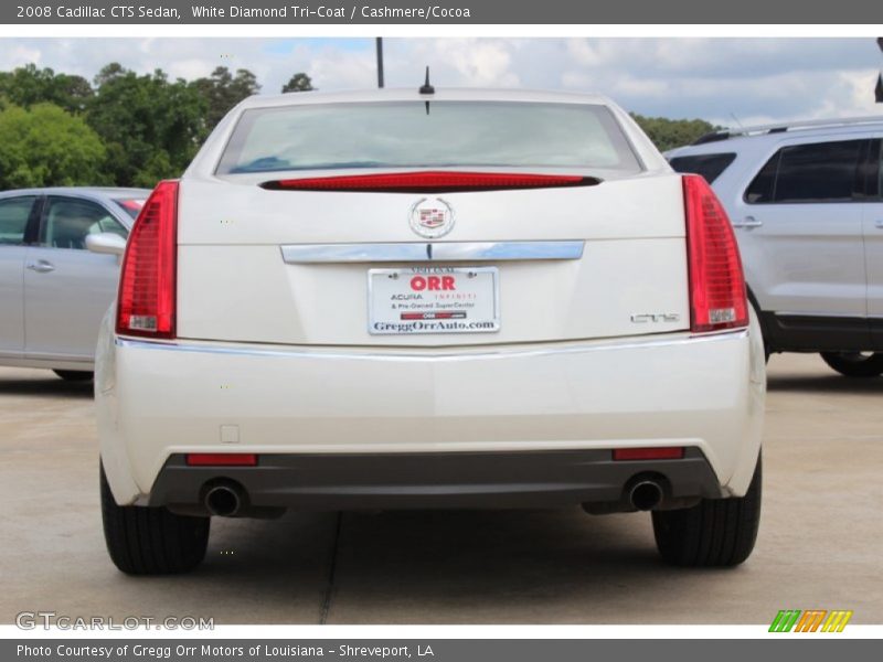 White Diamond Tri-Coat / Cashmere/Cocoa 2008 Cadillac CTS Sedan
