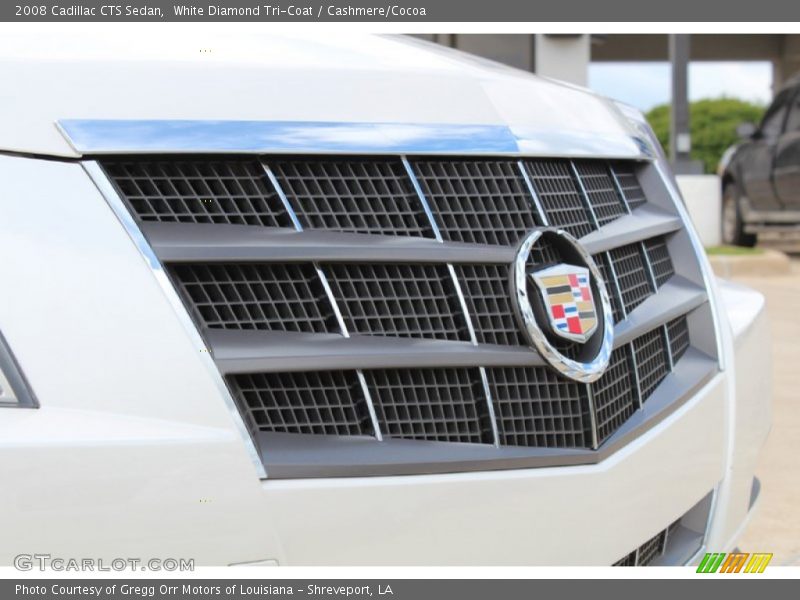 White Diamond Tri-Coat / Cashmere/Cocoa 2008 Cadillac CTS Sedan