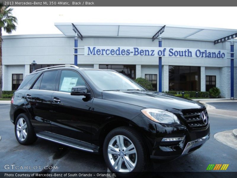 Black / Black 2013 Mercedes-Benz ML 350 4Matic
