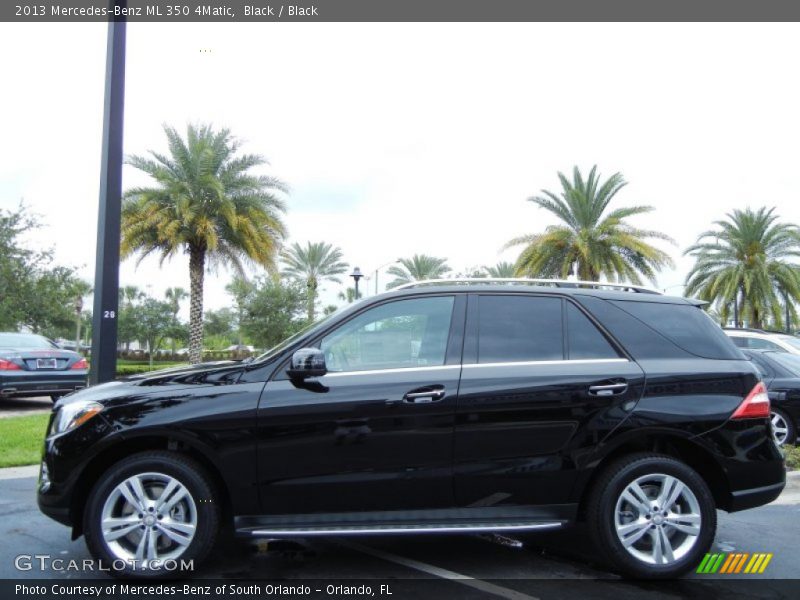 Black / Black 2013 Mercedes-Benz ML 350 4Matic