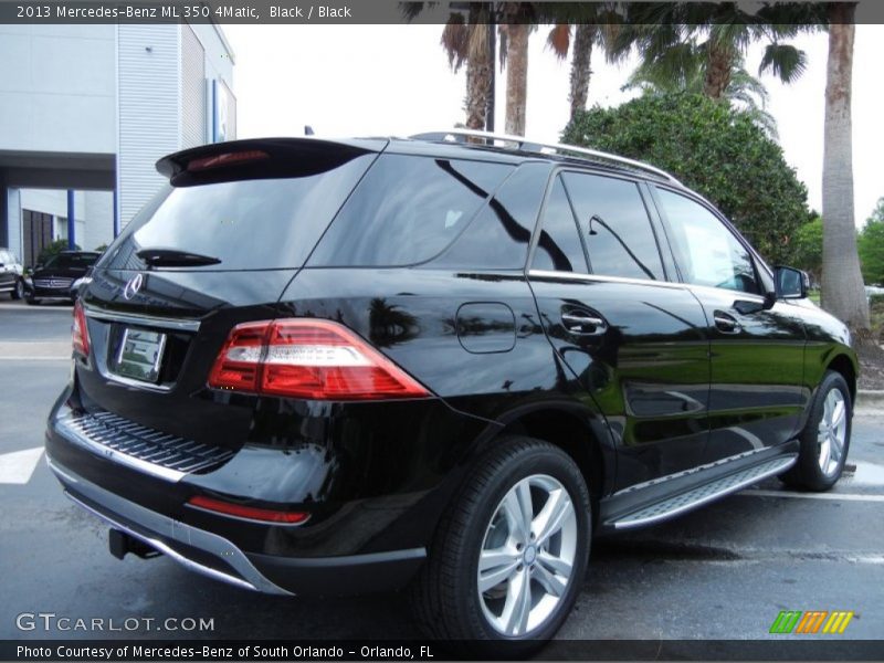 Black / Black 2013 Mercedes-Benz ML 350 4Matic