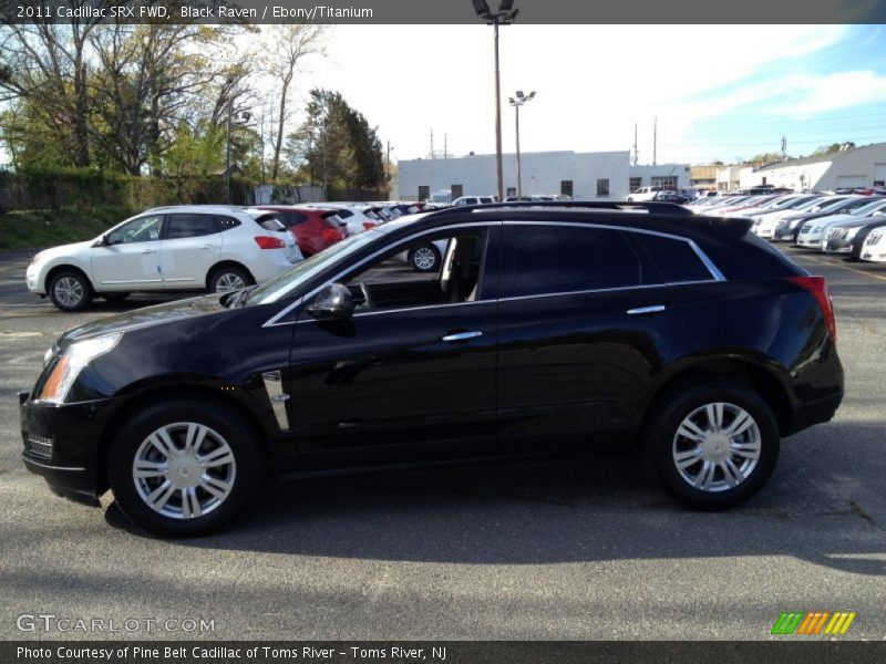 Black Raven / Ebony/Titanium 2011 Cadillac SRX FWD