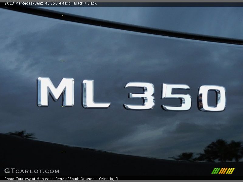 Black / Black 2013 Mercedes-Benz ML 350 4Matic