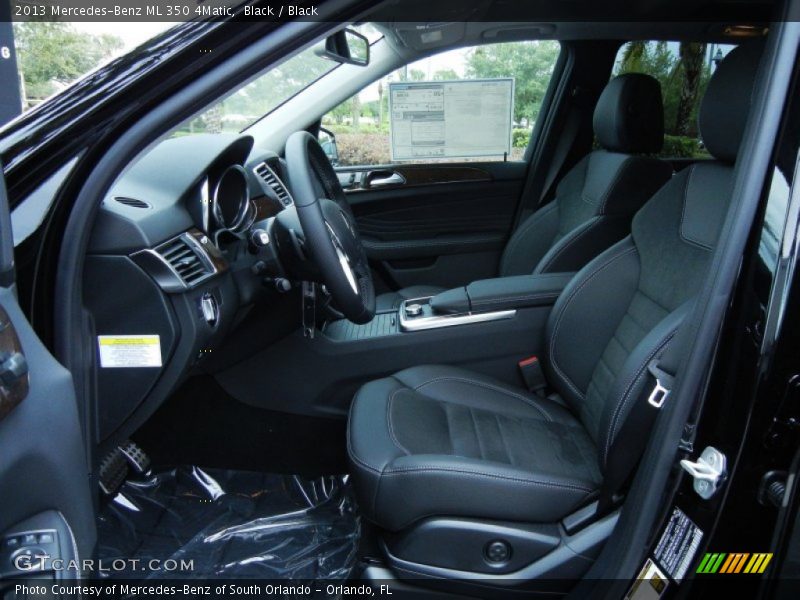 Black / Black 2013 Mercedes-Benz ML 350 4Matic