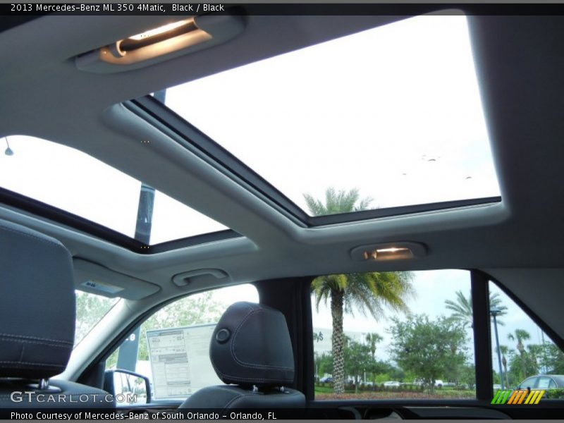Black / Black 2013 Mercedes-Benz ML 350 4Matic