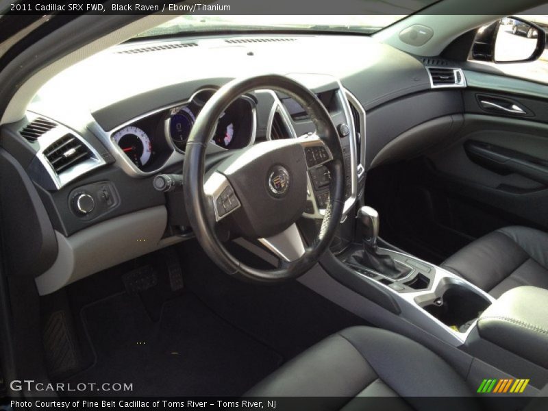 Black Raven / Ebony/Titanium 2011 Cadillac SRX FWD