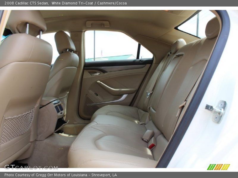 White Diamond Tri-Coat / Cashmere/Cocoa 2008 Cadillac CTS Sedan