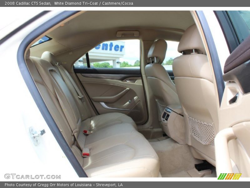 White Diamond Tri-Coat / Cashmere/Cocoa 2008 Cadillac CTS Sedan