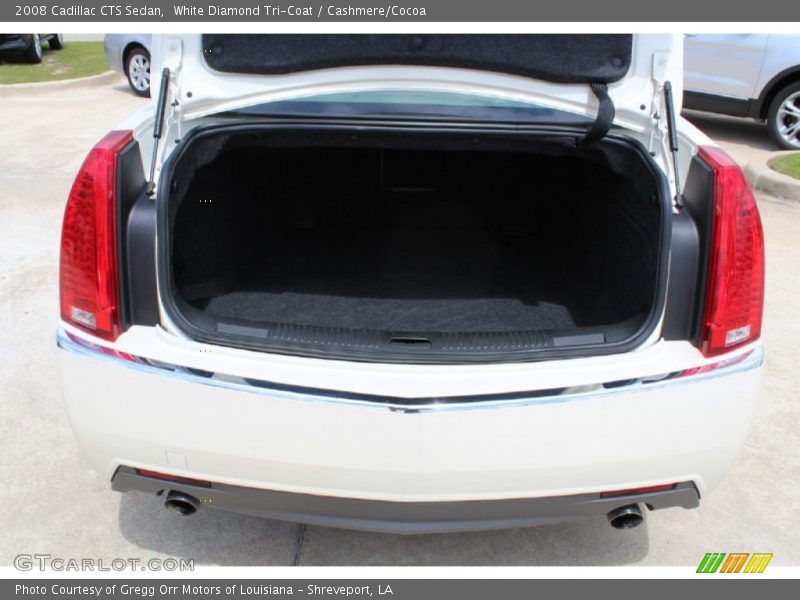 White Diamond Tri-Coat / Cashmere/Cocoa 2008 Cadillac CTS Sedan