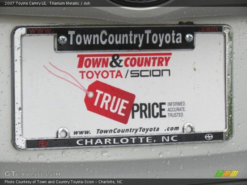 Titanium Metallic / Ash 2007 Toyota Camry LE