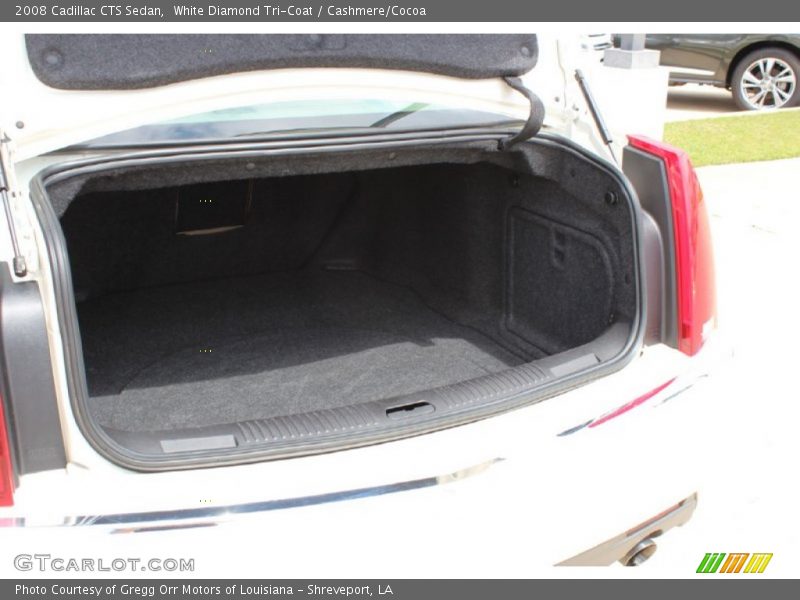 White Diamond Tri-Coat / Cashmere/Cocoa 2008 Cadillac CTS Sedan