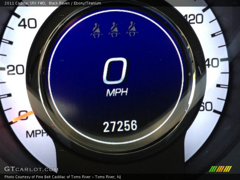 Black Raven / Ebony/Titanium 2011 Cadillac SRX FWD