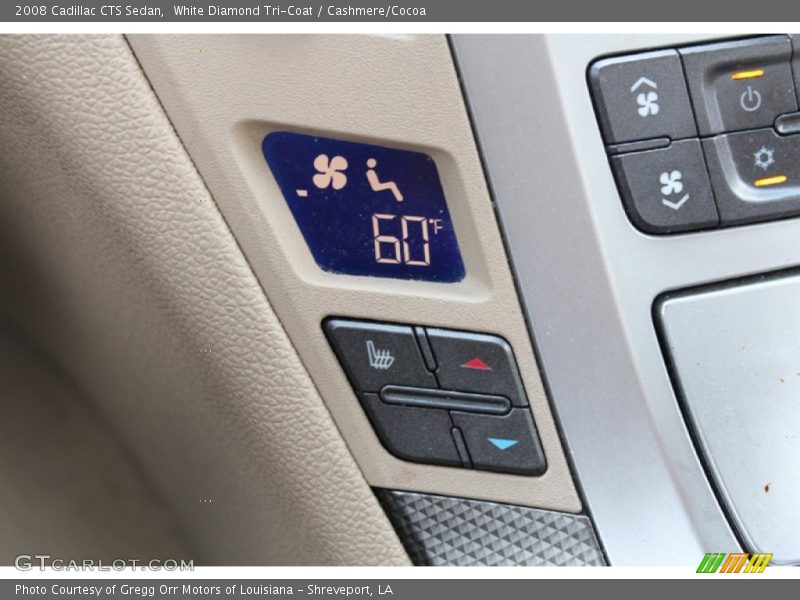 White Diamond Tri-Coat / Cashmere/Cocoa 2008 Cadillac CTS Sedan