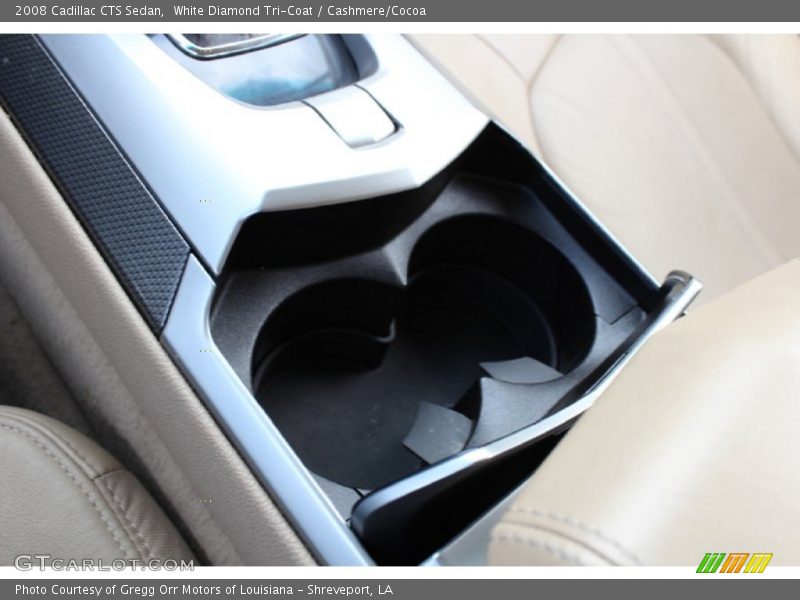 White Diamond Tri-Coat / Cashmere/Cocoa 2008 Cadillac CTS Sedan