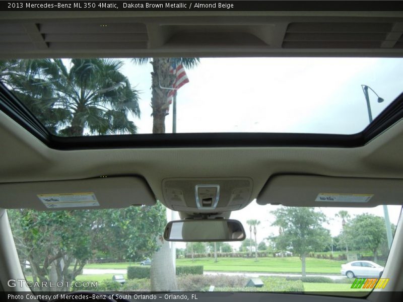 Dakota Brown Metallic / Almond Beige 2013 Mercedes-Benz ML 350 4Matic