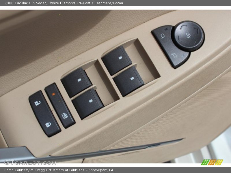 White Diamond Tri-Coat / Cashmere/Cocoa 2008 Cadillac CTS Sedan
