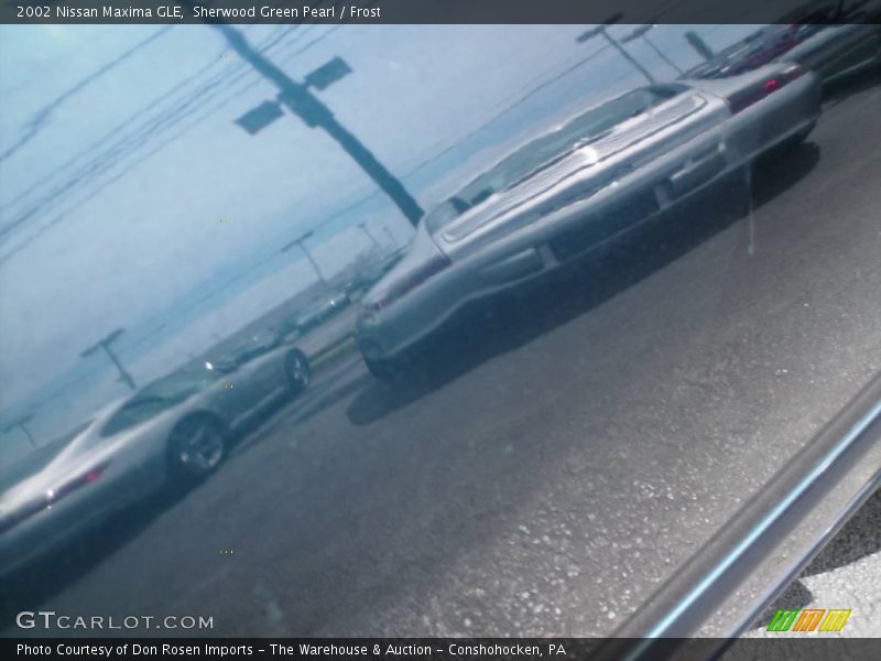 Sherwood Green Pearl / Frost 2002 Nissan Maxima GLE