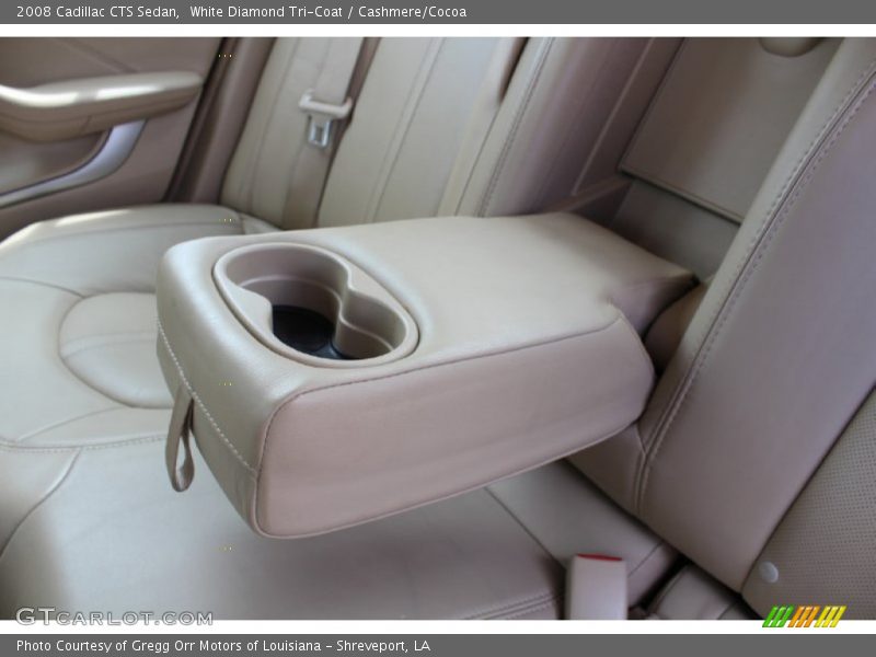 White Diamond Tri-Coat / Cashmere/Cocoa 2008 Cadillac CTS Sedan