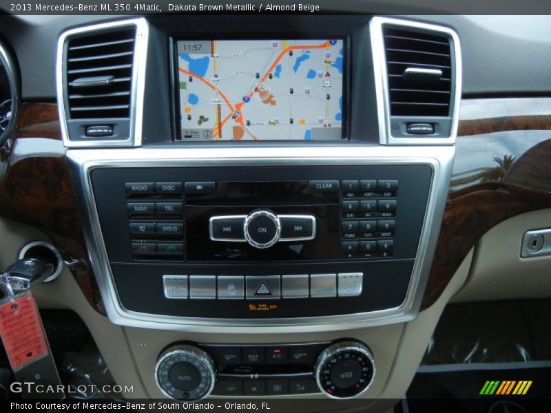 Controls of 2013 ML 350 4Matic
