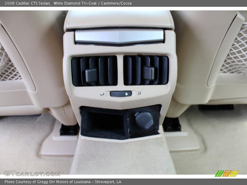 White Diamond Tri-Coat / Cashmere/Cocoa 2008 Cadillac CTS Sedan