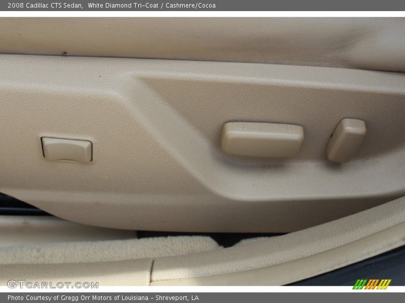 White Diamond Tri-Coat / Cashmere/Cocoa 2008 Cadillac CTS Sedan