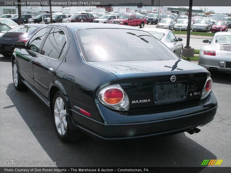 Sherwood Green Pearl / Frost 2002 Nissan Maxima GLE