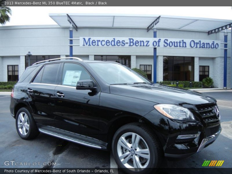 Black / Black 2013 Mercedes-Benz ML 350 BlueTEC 4Matic