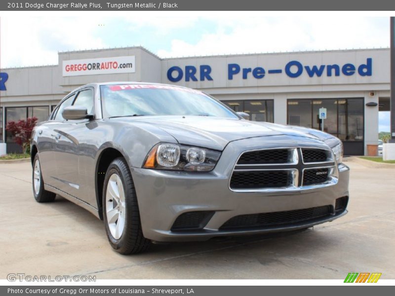 Tungsten Metallic / Black 2011 Dodge Charger Rallye Plus