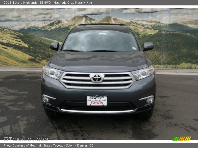Magnetic Gray Metallic / Ash 2013 Toyota Highlander SE 4WD