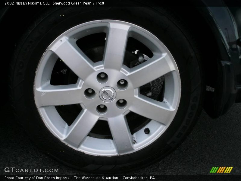 Sherwood Green Pearl / Frost 2002 Nissan Maxima GLE
