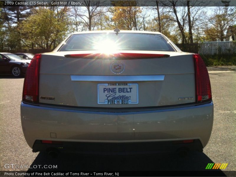 Gold Mist / Ebony 2009 Cadillac CTS Sedan