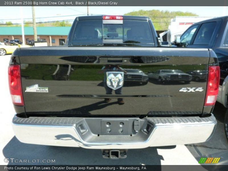 Black / Black/Diesel Gray 2013 Ram 2500 Big Horn Crew Cab 4x4