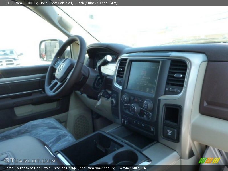 Black / Black/Diesel Gray 2013 Ram 2500 Big Horn Crew Cab 4x4
