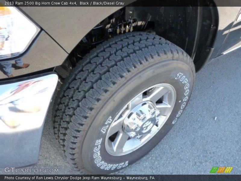 Black / Black/Diesel Gray 2013 Ram 2500 Big Horn Crew Cab 4x4