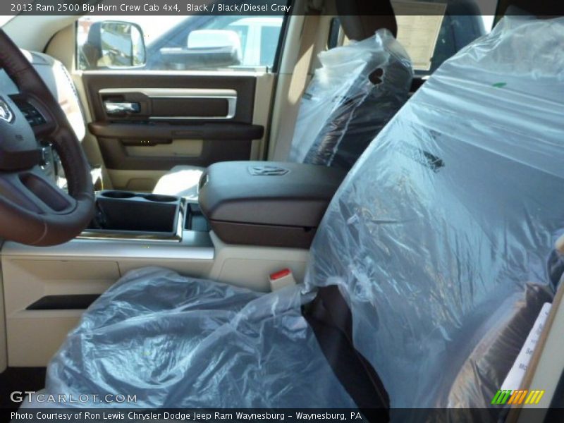 Black / Black/Diesel Gray 2013 Ram 2500 Big Horn Crew Cab 4x4