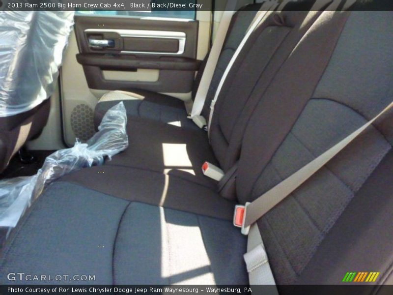Black / Black/Diesel Gray 2013 Ram 2500 Big Horn Crew Cab 4x4