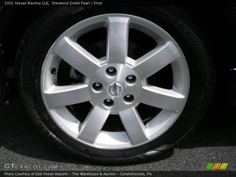 Sherwood Green Pearl / Frost 2002 Nissan Maxima GLE
