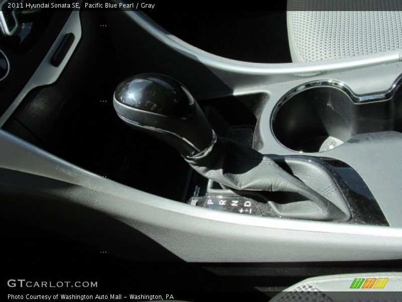 Pacific Blue Pearl / Gray 2011 Hyundai Sonata SE
