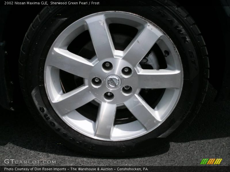 Sherwood Green Pearl / Frost 2002 Nissan Maxima GLE