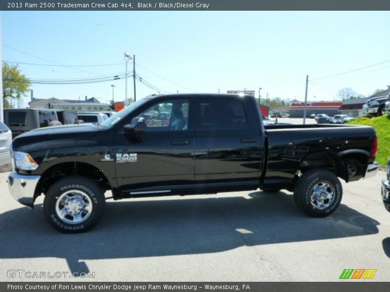 Black / Black/Diesel Gray 2013 Ram 2500 Tradesman Crew Cab 4x4