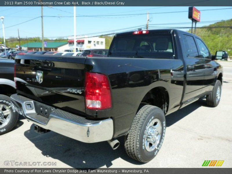 Black / Black/Diesel Gray 2013 Ram 2500 Tradesman Crew Cab 4x4