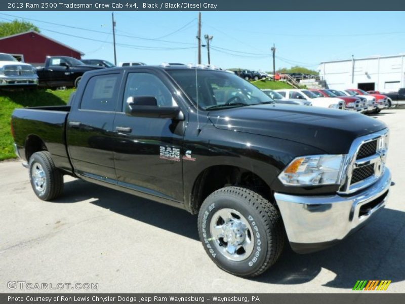 Black / Black/Diesel Gray 2013 Ram 2500 Tradesman Crew Cab 4x4