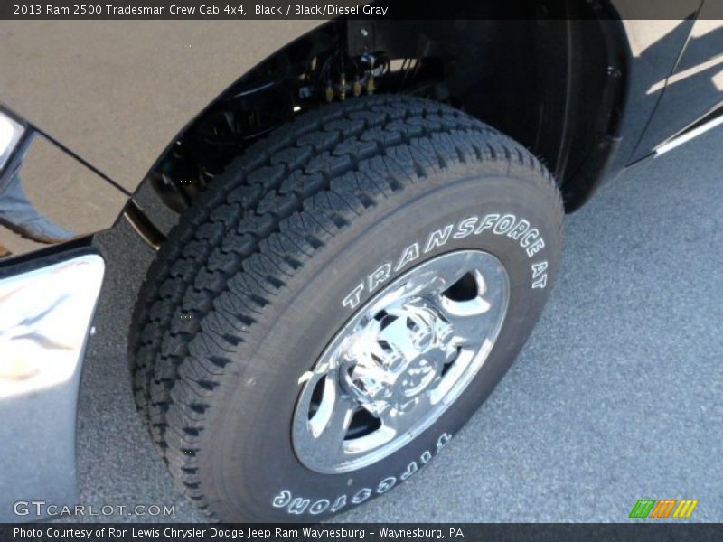 Black / Black/Diesel Gray 2013 Ram 2500 Tradesman Crew Cab 4x4